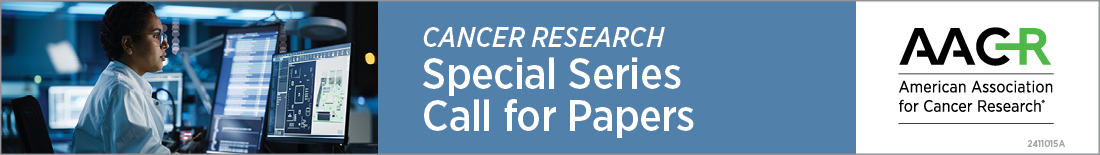Banner for Cancer Research call for papers page