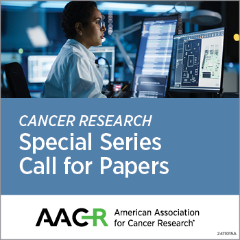 Banner for Cancer Research call for papers page