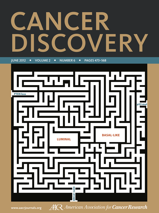 Cancer Discovery Cover Image for Volume 2, Issue 6