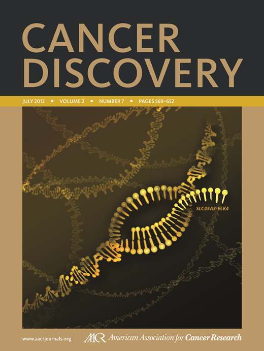 Cancer Discovery Cover Image for Volume 2, Issue 7
