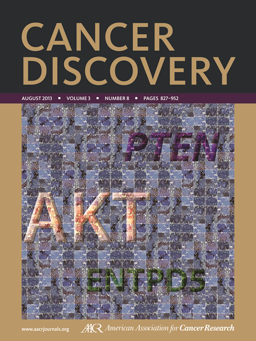 Cancer Discovery Cover Image for Volume 3, Issue 8