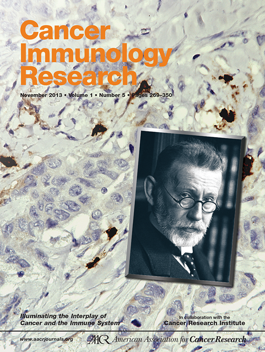 Cancer Immunology Research Cover Image for Volume 1, Issue 5