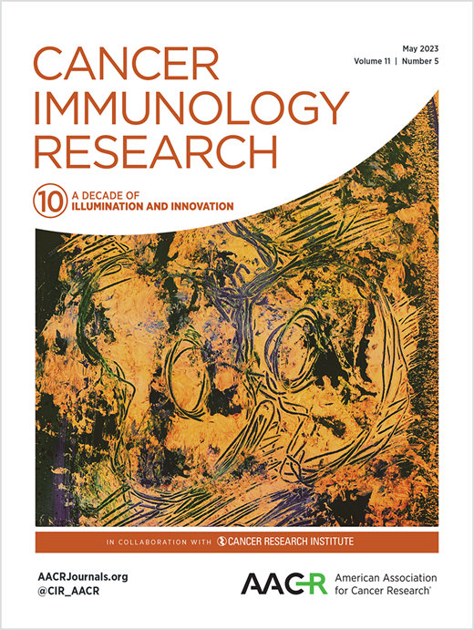 Cancer Immunology Research Cover Image for Volume 11, Issue 5