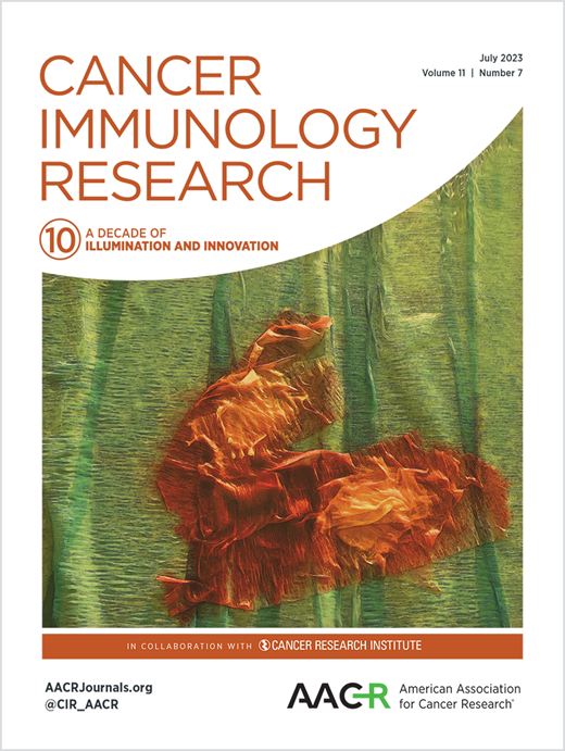Cancer Immunology Research Cover Image for Volume 11, Issue 7