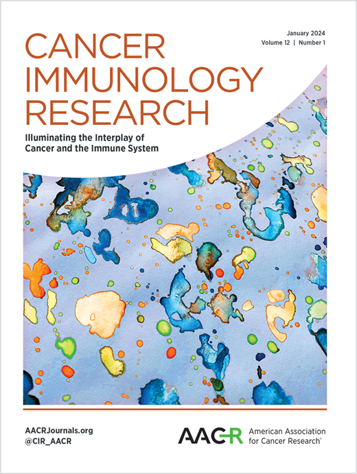 Cancer Immunology Research Cover Image for Volume 12, Issue 1