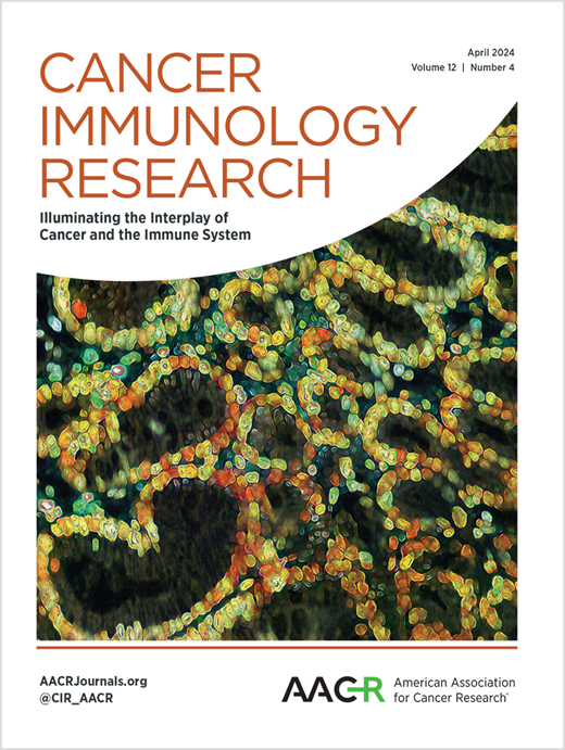 Cancer Immunology Research Cover Image for Volume 12, Issue 4