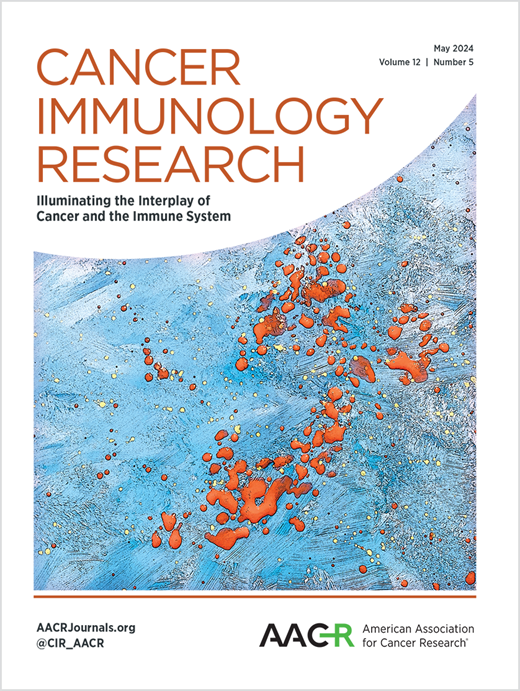 Cancer Immunology Research Cover Image for Volume 12, Issue 5