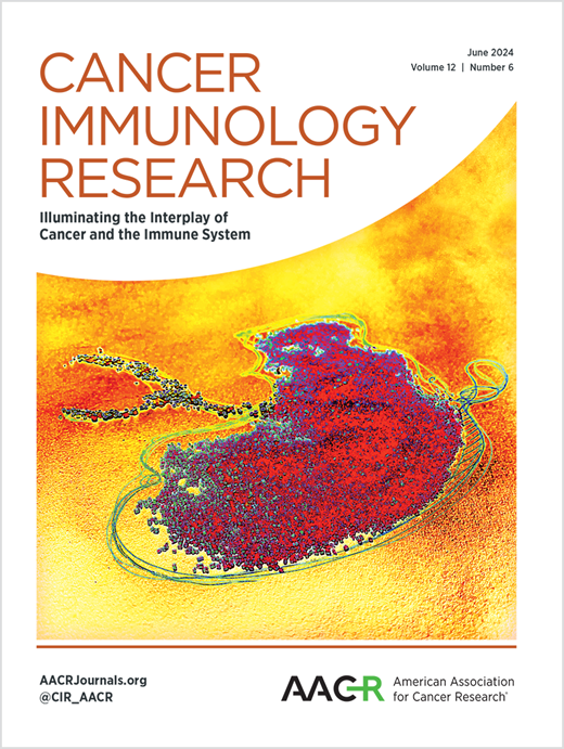Cancer Immunology Research Cover Image for Volume 12, Issue 6