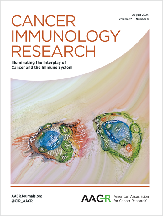 Cancer Immunology Research Cover Image for Volume 12, Issue 8
