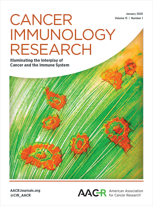 Cancer Immunology Research Cover Image for Volume 13, Issue 1