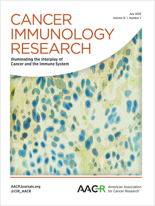 Cancer Immunology Research Cover Image for Volume 13, Issue 7