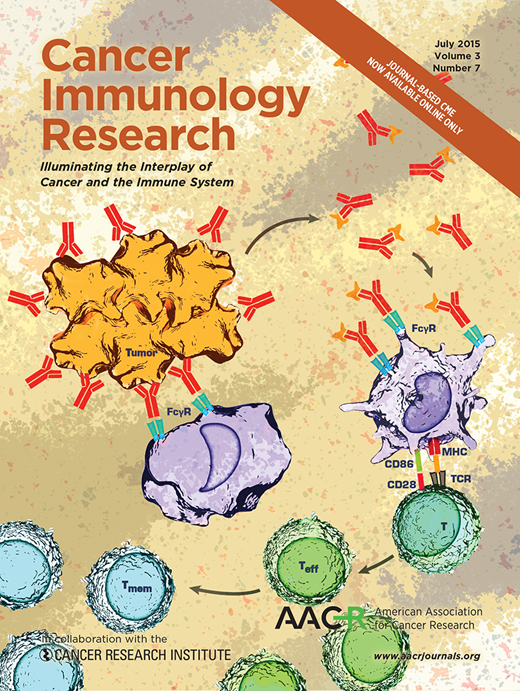 Cancer Immunology Research Cover Image for Volume 3, Issue 7