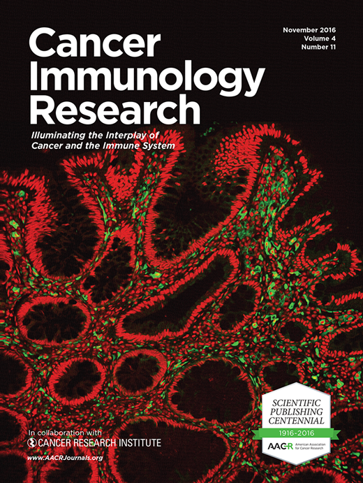 Cancer Immunology Research Cover Image for Volume 4, Issue 11