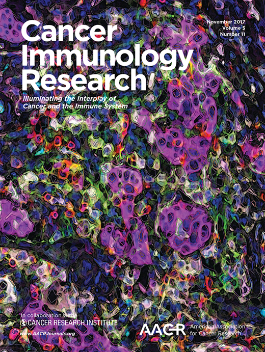 Cancer Immunology Research Cover Image for Volume 5, Issue 11