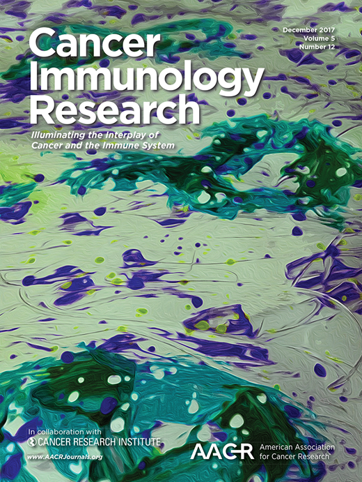 Cancer Immunology Research Cover Image for Volume 5, Issue 12