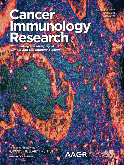 Cancer Immunology Research Cover Image for Volume 5, Issue 9