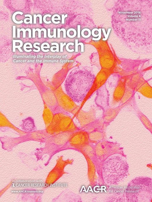 Cancer Immunology Research Cover Image for Volume 6, Issue 11