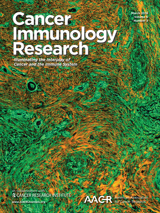 Cancer Immunology Research Cover Image for Volume 6, Issue 3
