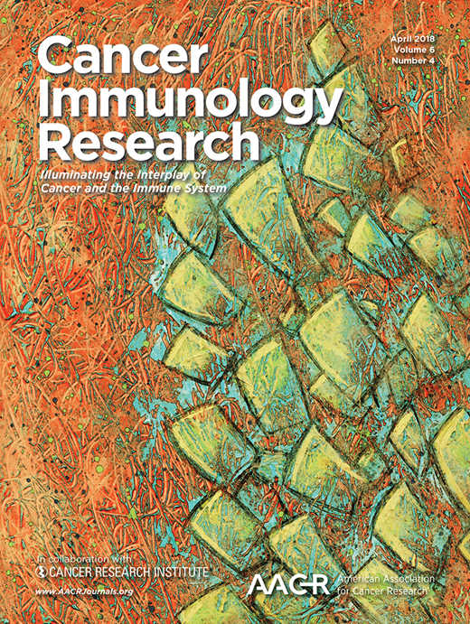 Cancer Immunology Research Cover Image for Volume 6, Issue 4