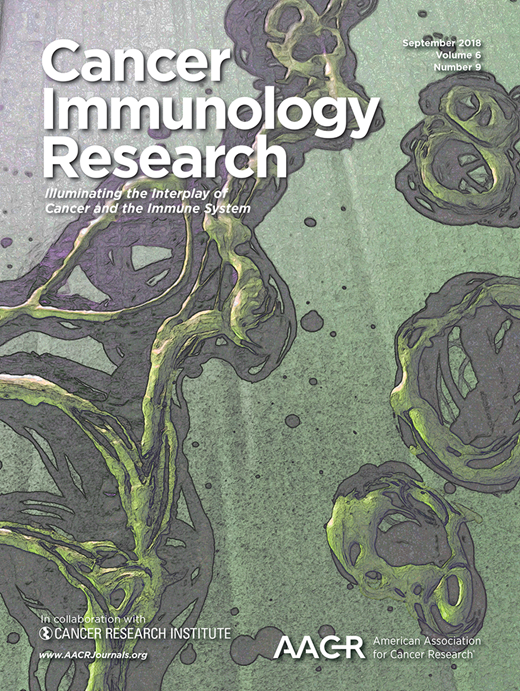 Cancer Immunology Research Cover Image for Volume 6, Issue 9