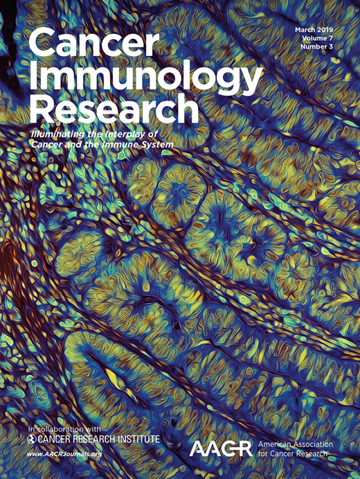 Cancer Immunology Research Cover Image for Volume 7, Issue 3