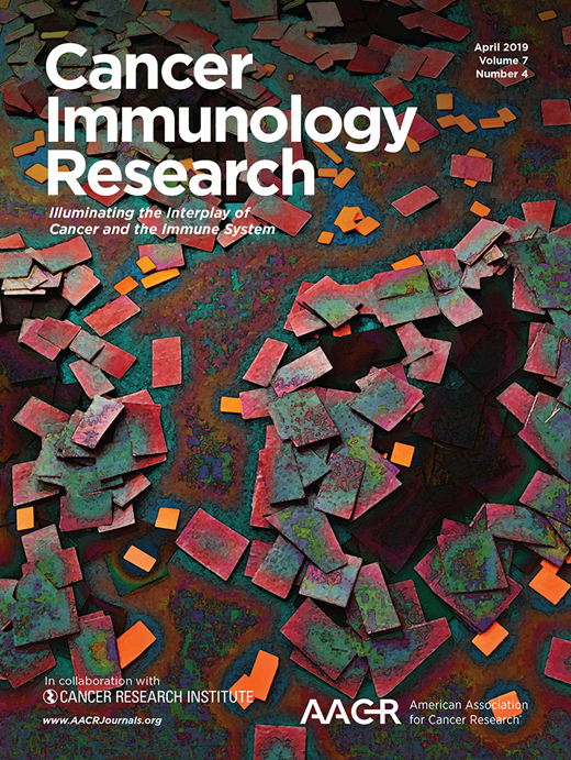 Cancer Immunology Research Cover Image for Volume 7, Issue 4