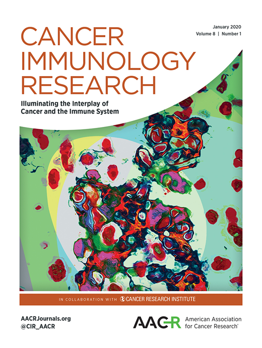 Cancer Immunology Research Cover Image for Volume 8, Issue 1