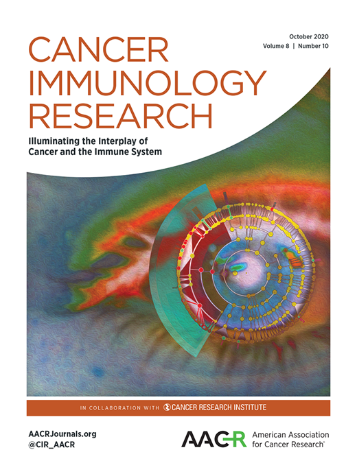 Cancer Immunology Research Cover Image for Volume 8, Issue 10