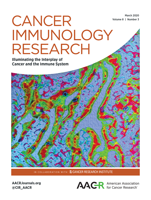 Cancer Immunology Research Cover Image for Volume 8, Issue 3