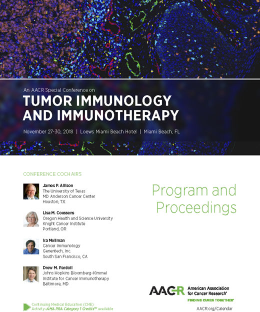 Cancer Immunology Research Cover Image for Volume 8, Issue 4_Supplement