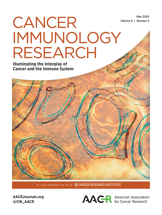Cancer Immunology Research Cover Image for Volume 8, Issue 5