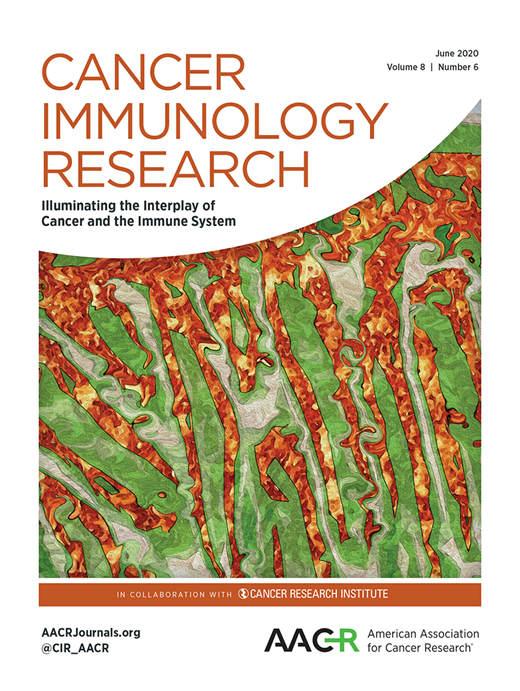 Cancer Immunology Research Cover Image for Volume 8, Issue 6