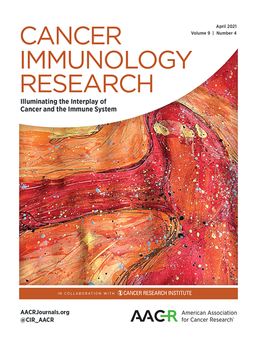 Cancer Immunology Research Cover Image for Volume 9, Issue 4