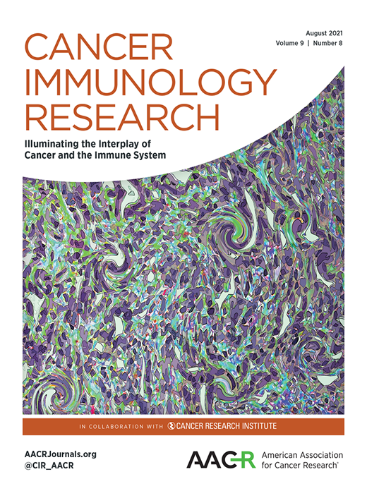 Cancer Immunology Research Cover Image for Volume 9, Issue 8