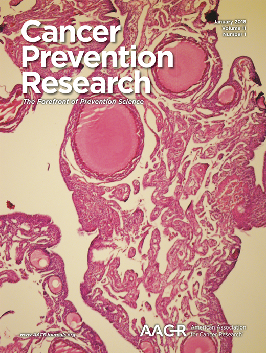 Cancer Prevention Research Cover Image for Volume 11, Issue 1
