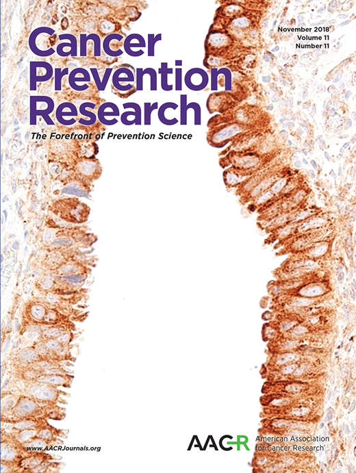 Cancer Prevention Research Cover Image for Volume 11, Issue 11
