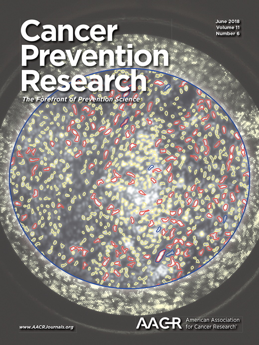 Cancer Prevention Research Cover Image for Volume 11, Issue 6