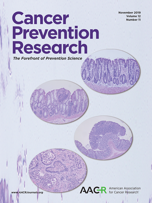 Cancer Prevention Research Cover Image for Volume 12, Issue 11