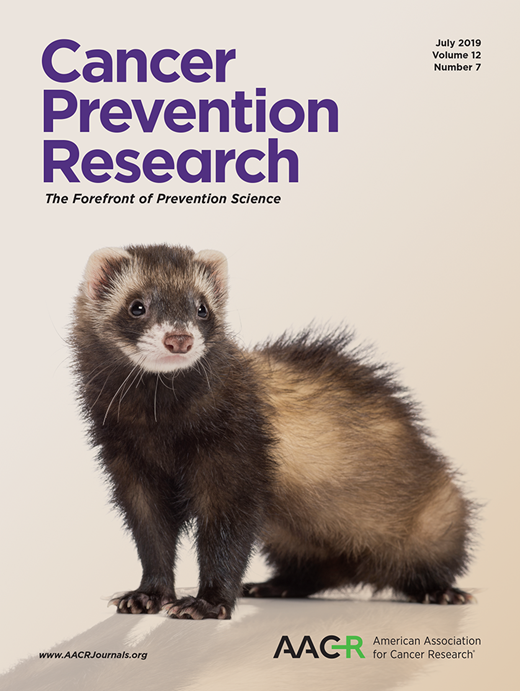 Cancer Prevention Research Cover Image for Volume 12, Issue 7