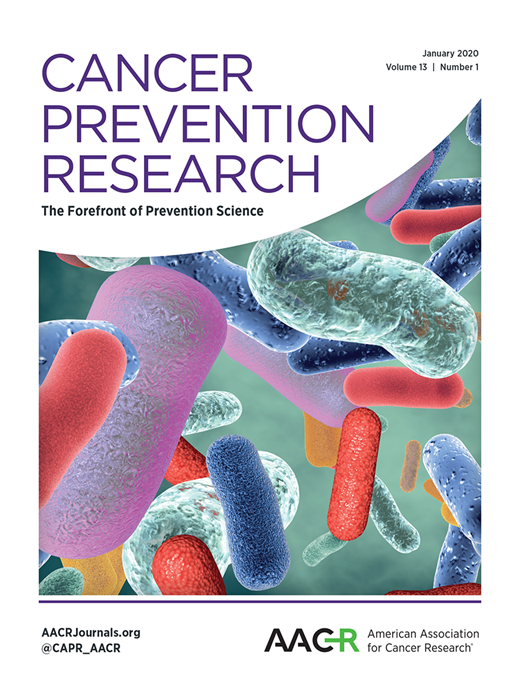 Cancer Prevention Research Cover Image for Volume 13, Issue 1