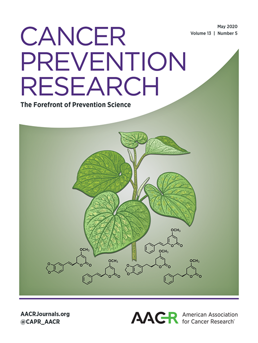 Cancer Prevention Research Cover Image for Volume 13, Issue 5