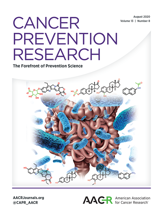 Cancer Prevention Research Cover Image for Volume 13, Issue 8