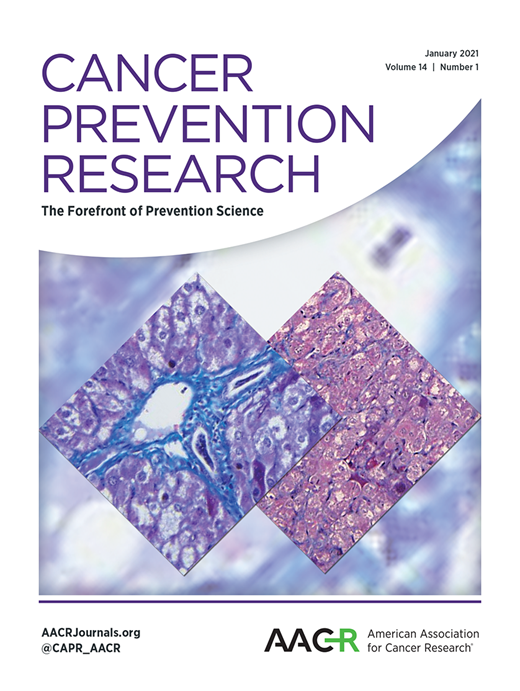 Cancer Prevention Research Cover Image for Volume 14, Issue 1