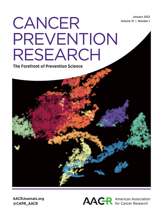 Cancer Prevention Research Cover Image for Volume 15, Issue 1