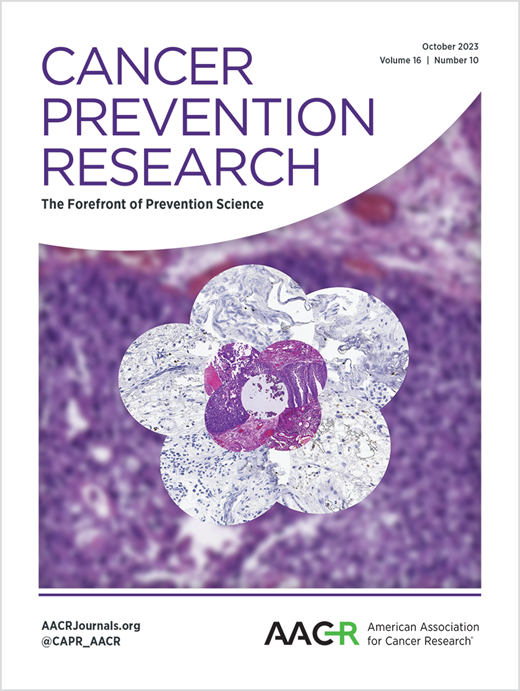 Cancer Prevention Research Cover Image for Volume 16, Issue 10