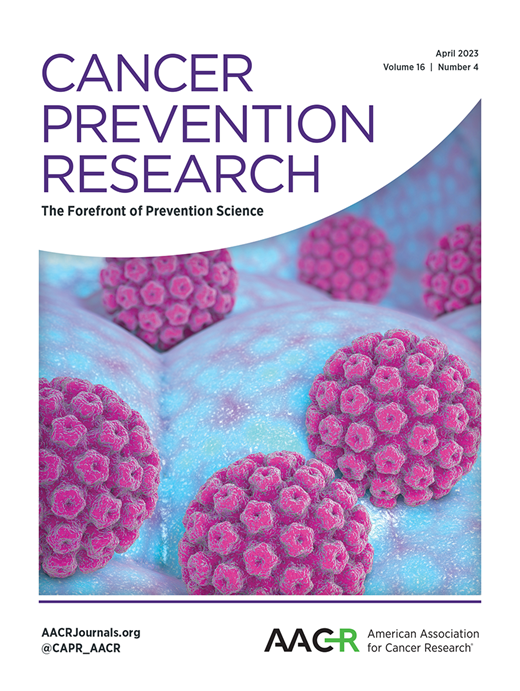 Cancer Prevention Research Cover Image for Volume 16, Issue 4