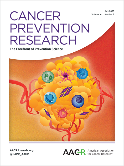 Cancer Prevention Research Cover Image for Volume 16, Issue 7