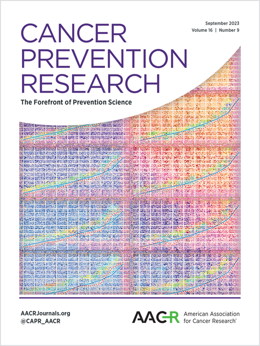 Cancer Prevention Research Cover Image for Volume 16, Issue 9