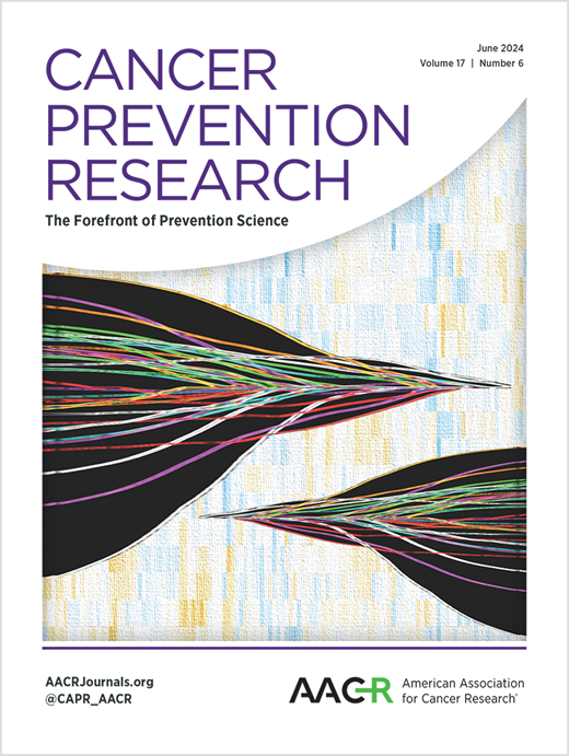 Cancer Prevention Research Cover Image for Volume 17, Issue 6
