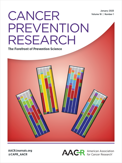 Cancer Prevention Research Cover Image for Volume 18, Issue 1